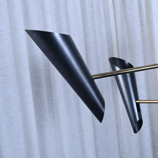 Modern Brass Chandelier