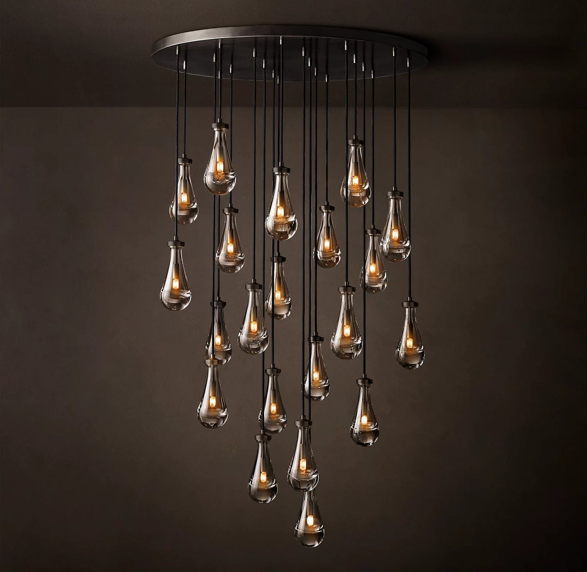 Rain Modern Round Chandelier