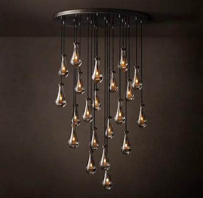 Rain Modern Round Chandelier