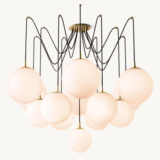 Luxury Glass Globe Chandelier