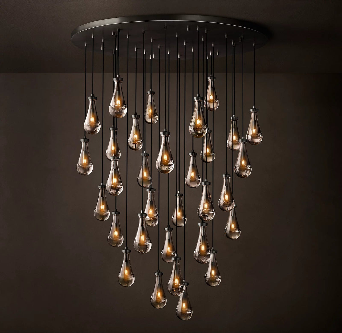 Rain Modern Round Chandelier