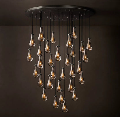Rain Modern Round Chandelier