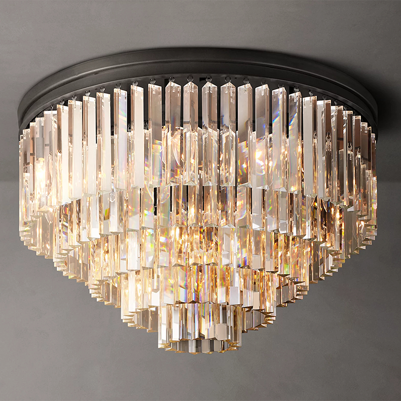 Odeon Art Deco Flush Mount
