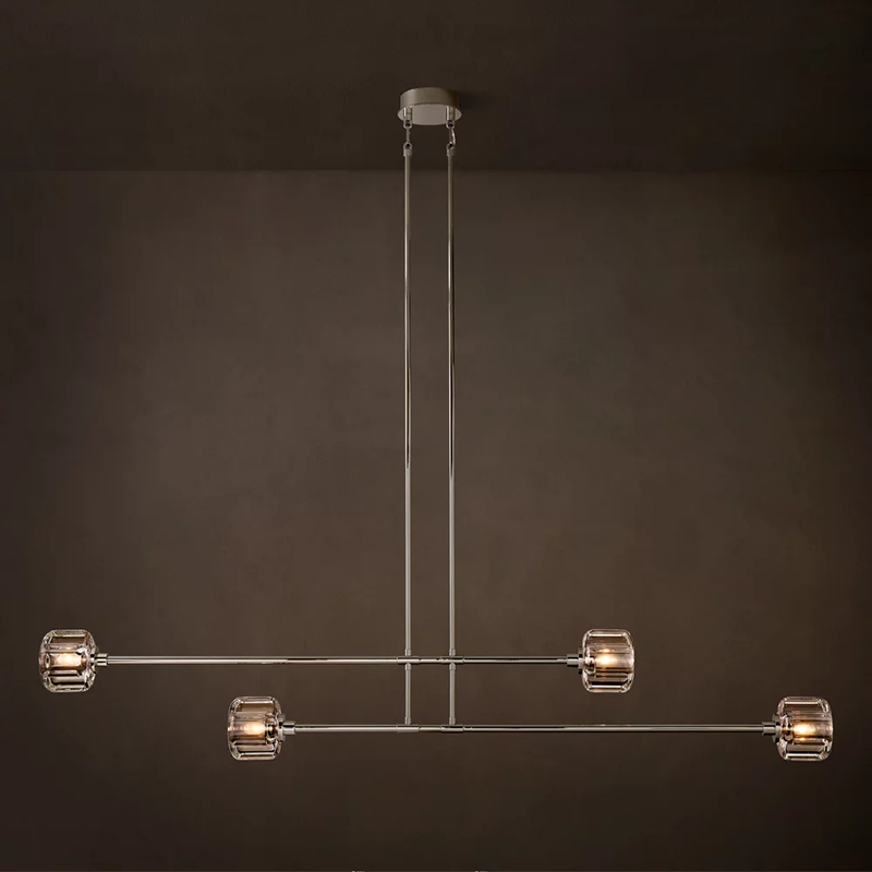 Demaret K9 Crystal Linear Chandelier