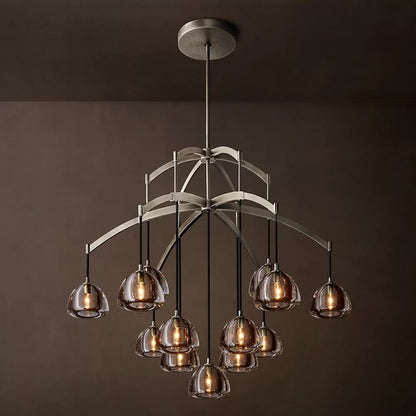 Hemisphere Modern Round Chandelier