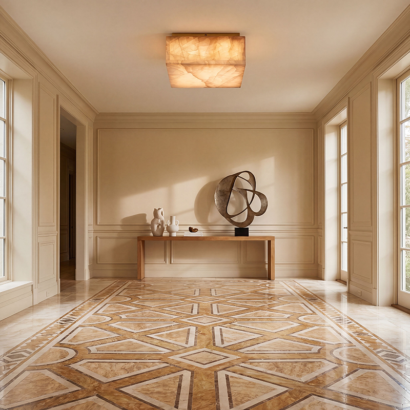 Rivage Lueur Square Flush Mount