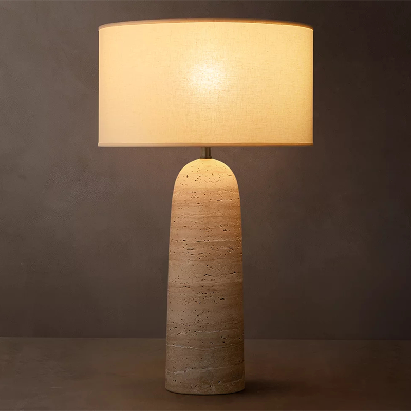 Sarezzo Tapered Stone Table Lamp