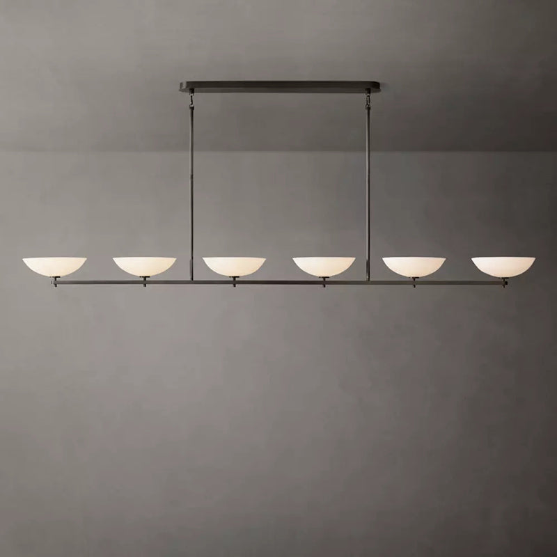 Ceramic Linear Dining Chandelier