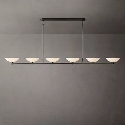 Ceramic Linear Dining Chandelier