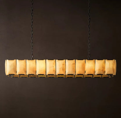 Harlow Calcite Rectangular Chandelier