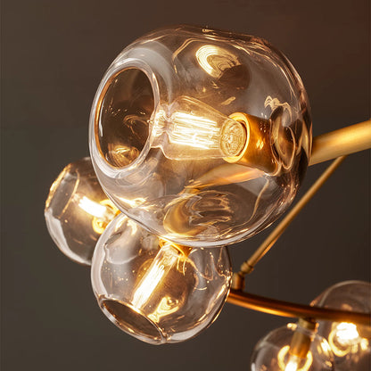 Bubble Glass Round Chandelier