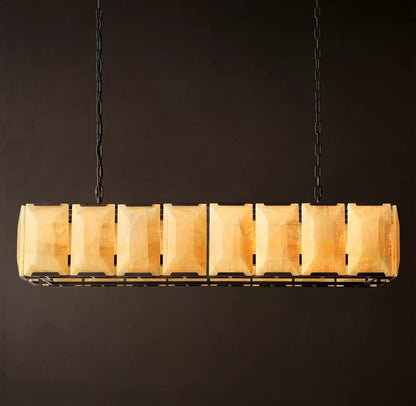Harlow Calcite Rectangular Chandelier