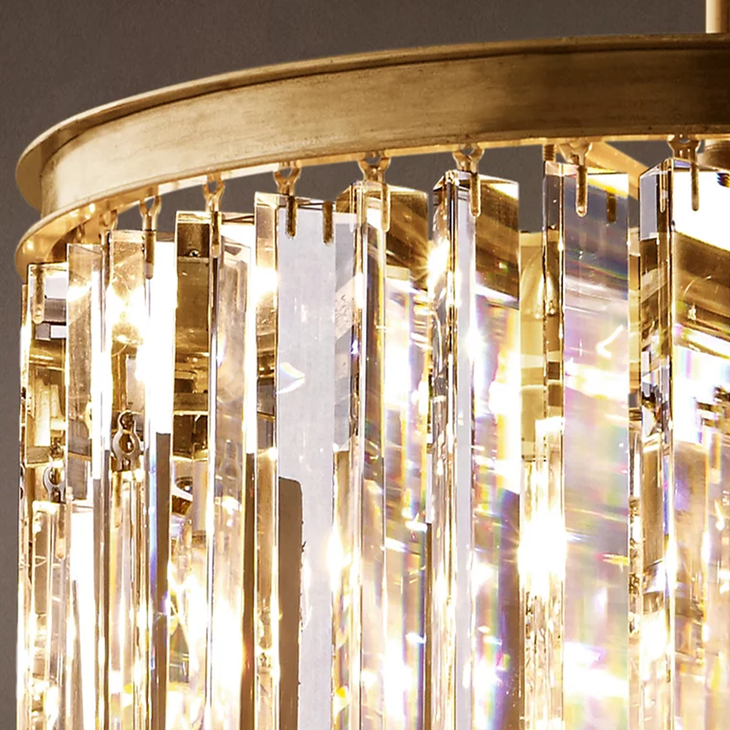 Odeon Art Deco Round Chandelier