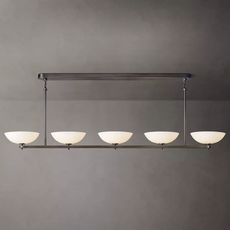Ceramic Linear Dining Chandelier