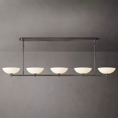 Ceramic Linear Dining Chandelier