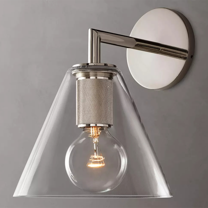 Utilitaire Glass Wall Sconce