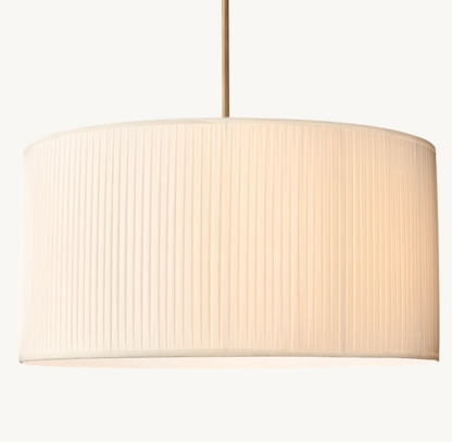 Pleated Silk Chandelier