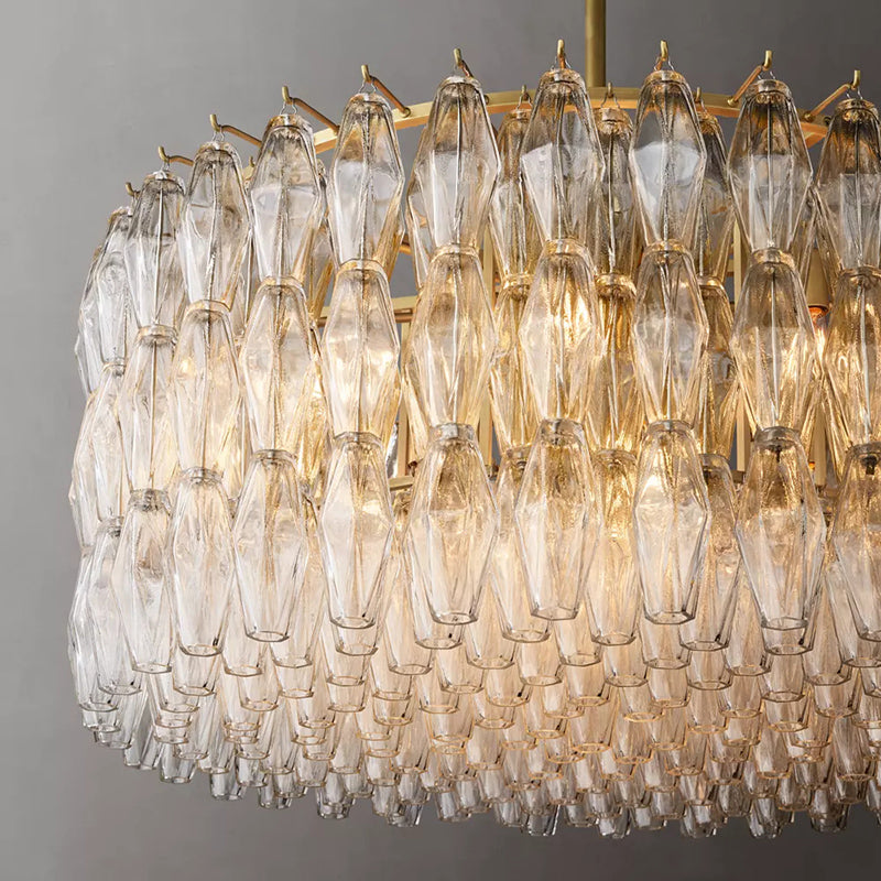 Chiara Modern Glass Round Chandelier