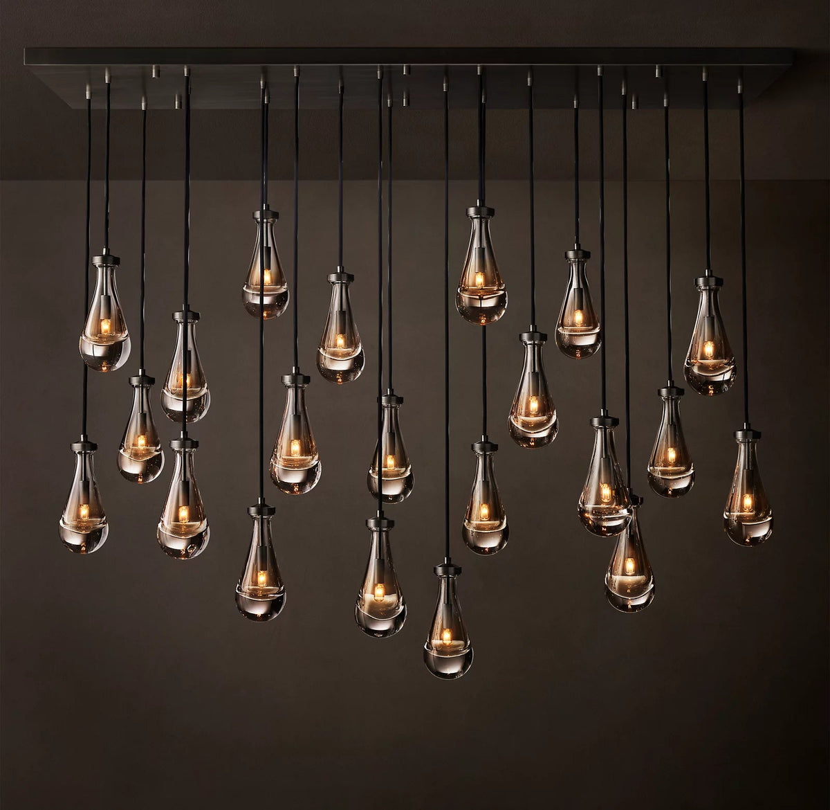 Rain Modern Rectangular Chandelier