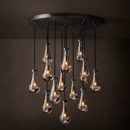 Rain Modern Round Chandelier