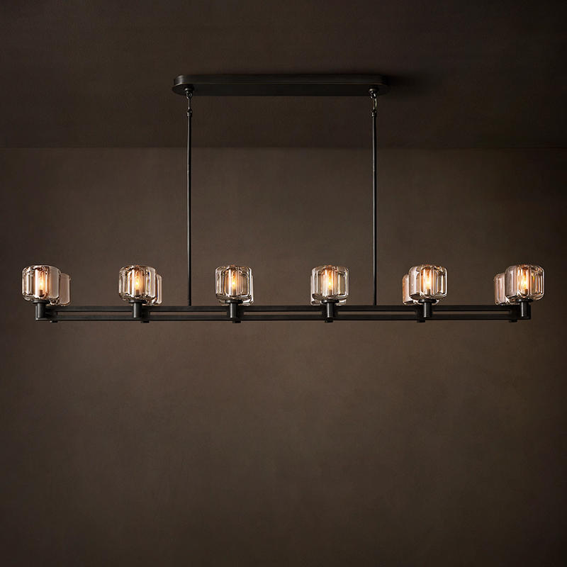 Demaret Double-Tier Linear Chandelier