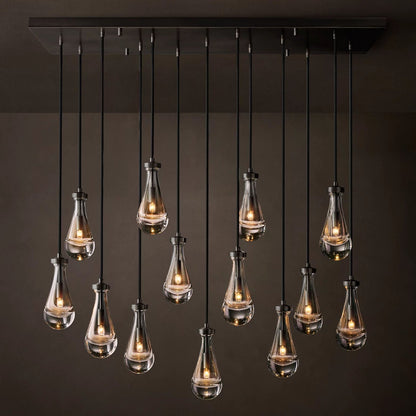 Rain Modern Rectangular Chandelier