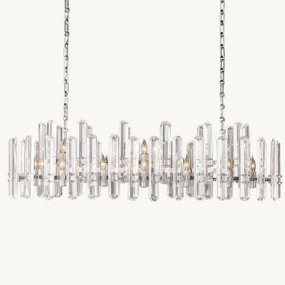 Modern Luxury Linear Crystal Chandelier