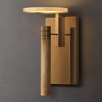 Modern Alabaster Wall Sconce
