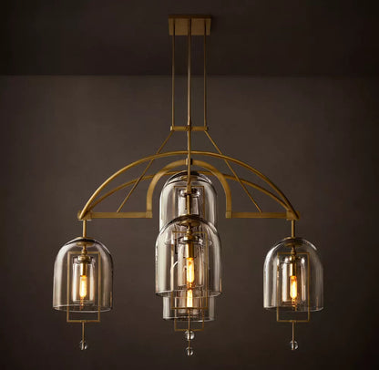 Fulcrum Modern Round Chandelier