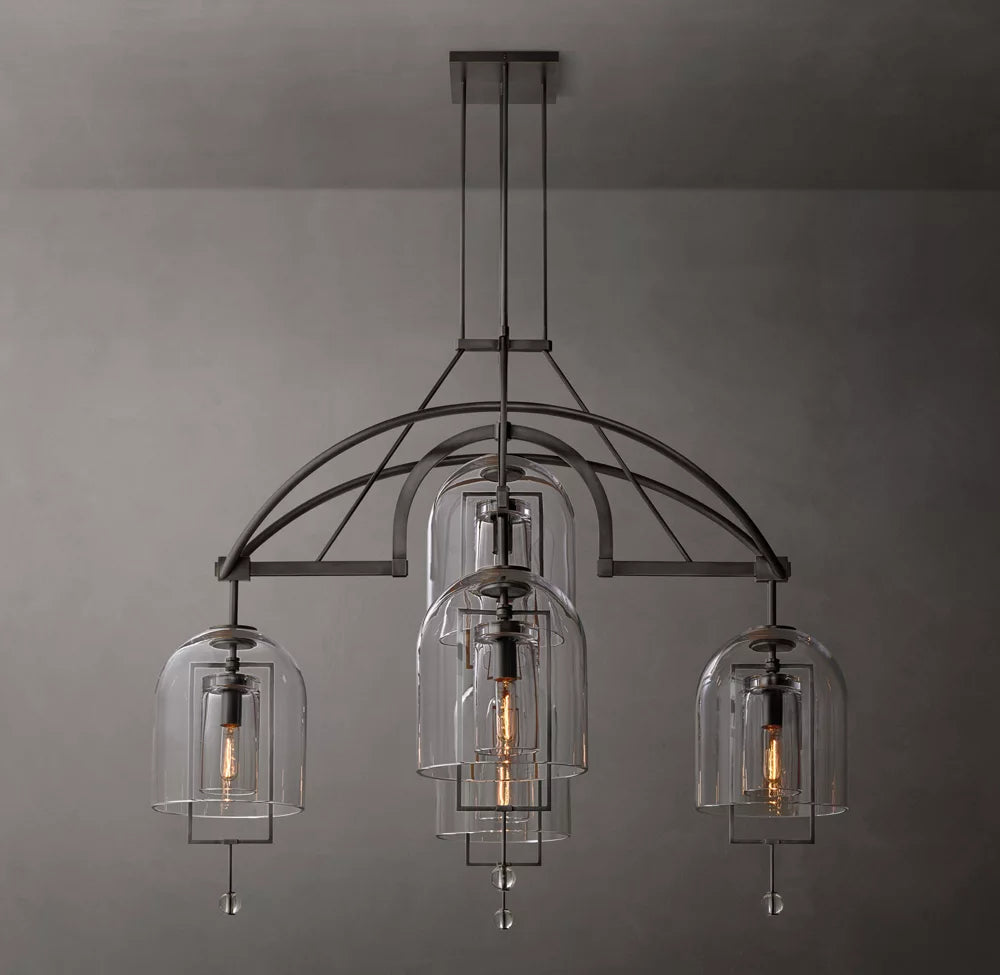 Fulcrum Modern Round Chandelier