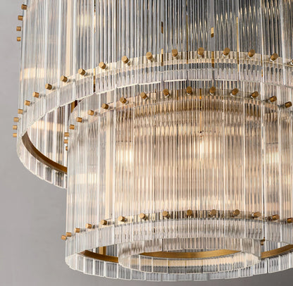 San Marco Two-Tier Glass Chandelier