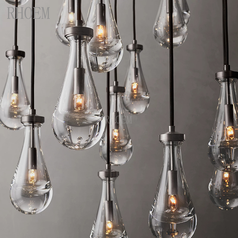 Rain Modern Round Chandelier