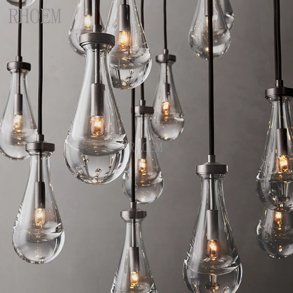 Rain Modern Round Chandelier