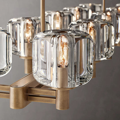 Demaret Double-Tier Linear Chandelier