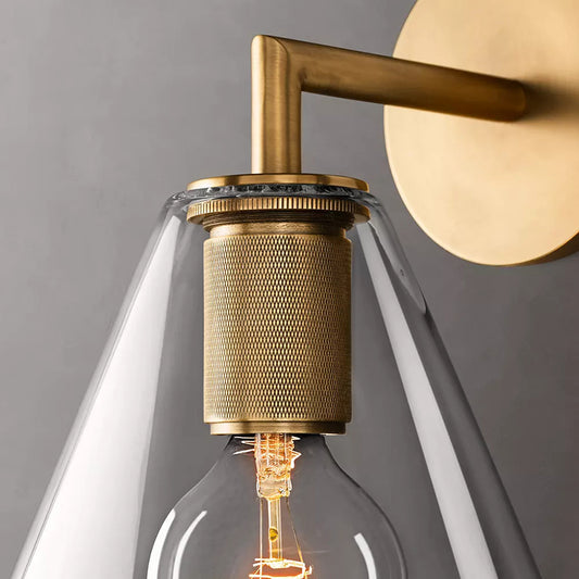 Utilitaire Glass Wall Sconce