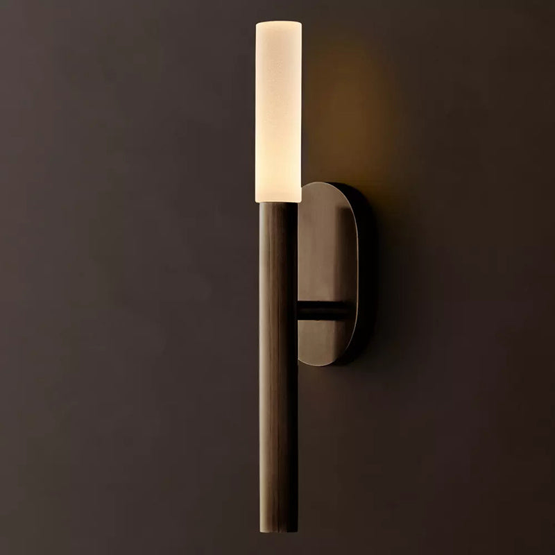 Rousseau Glass Brass Sconce