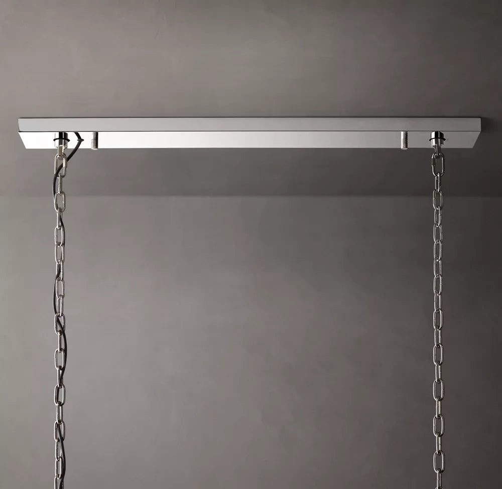 Harlow Calcite Rectangular Chandelier