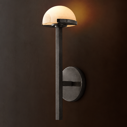 Modern Alabaster Wall Sconce