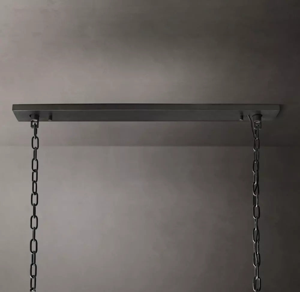 Harlow Calcite Rectangular Chandelier