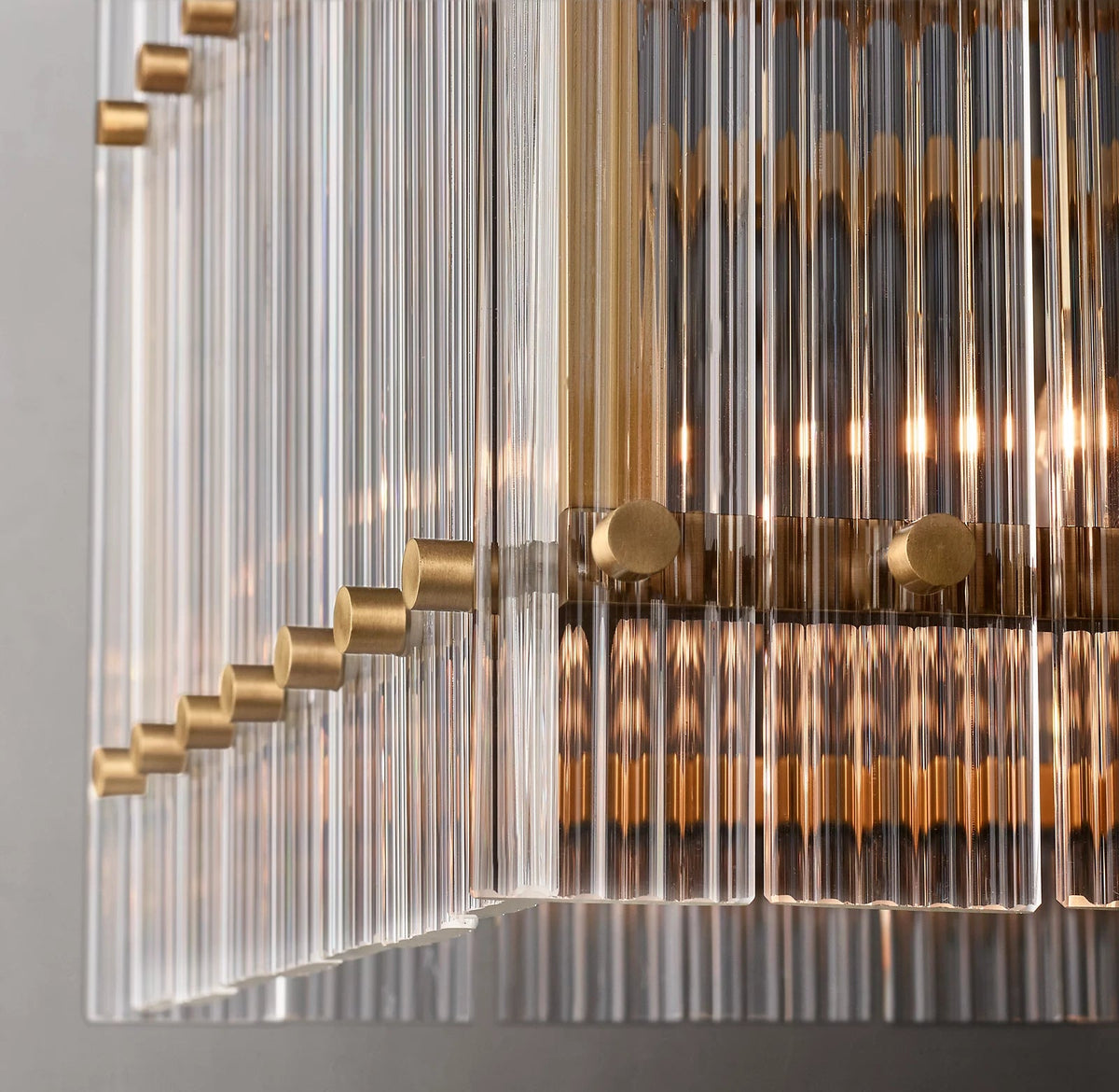 San Marco Modern Glass Linear Chandelier