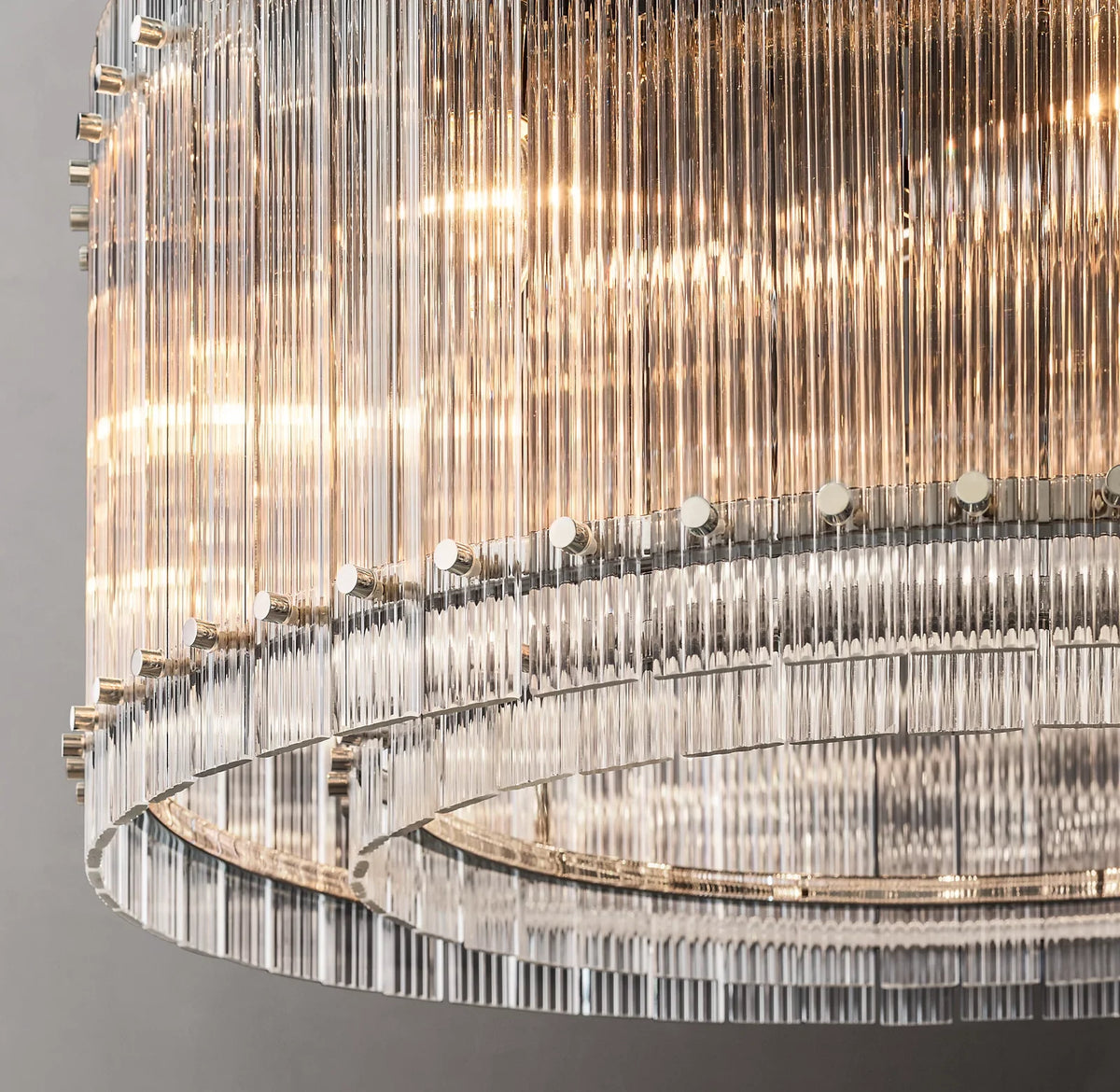 San Marco Modern Glass Round Chandelier