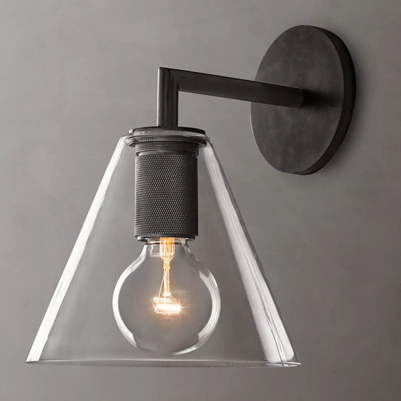 Utilitaire Glass Wall Sconce