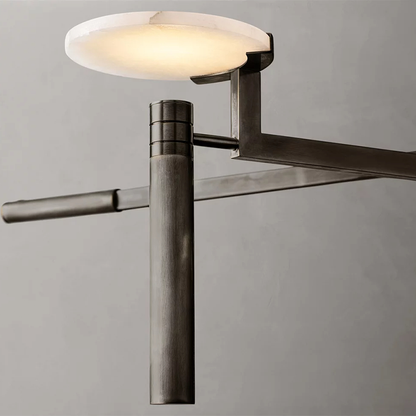 Alabaster Geometric Chandelier