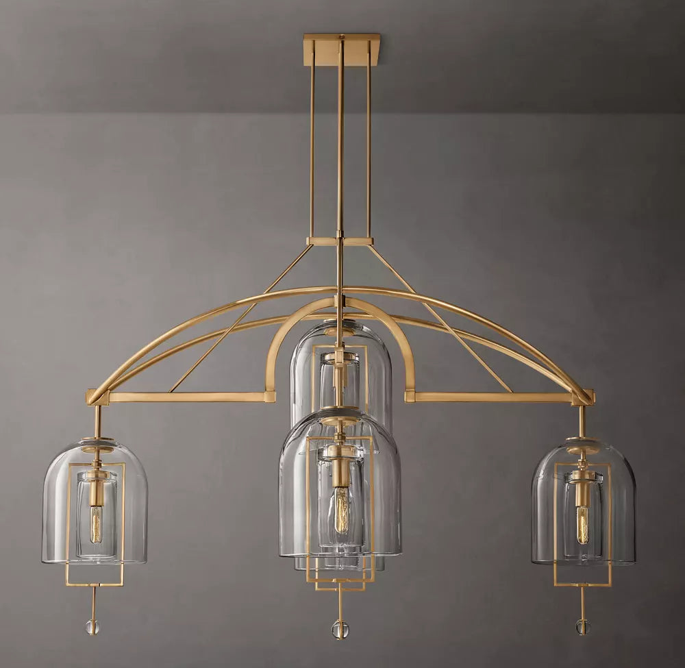 Fulcrum Modern Round Chandelier