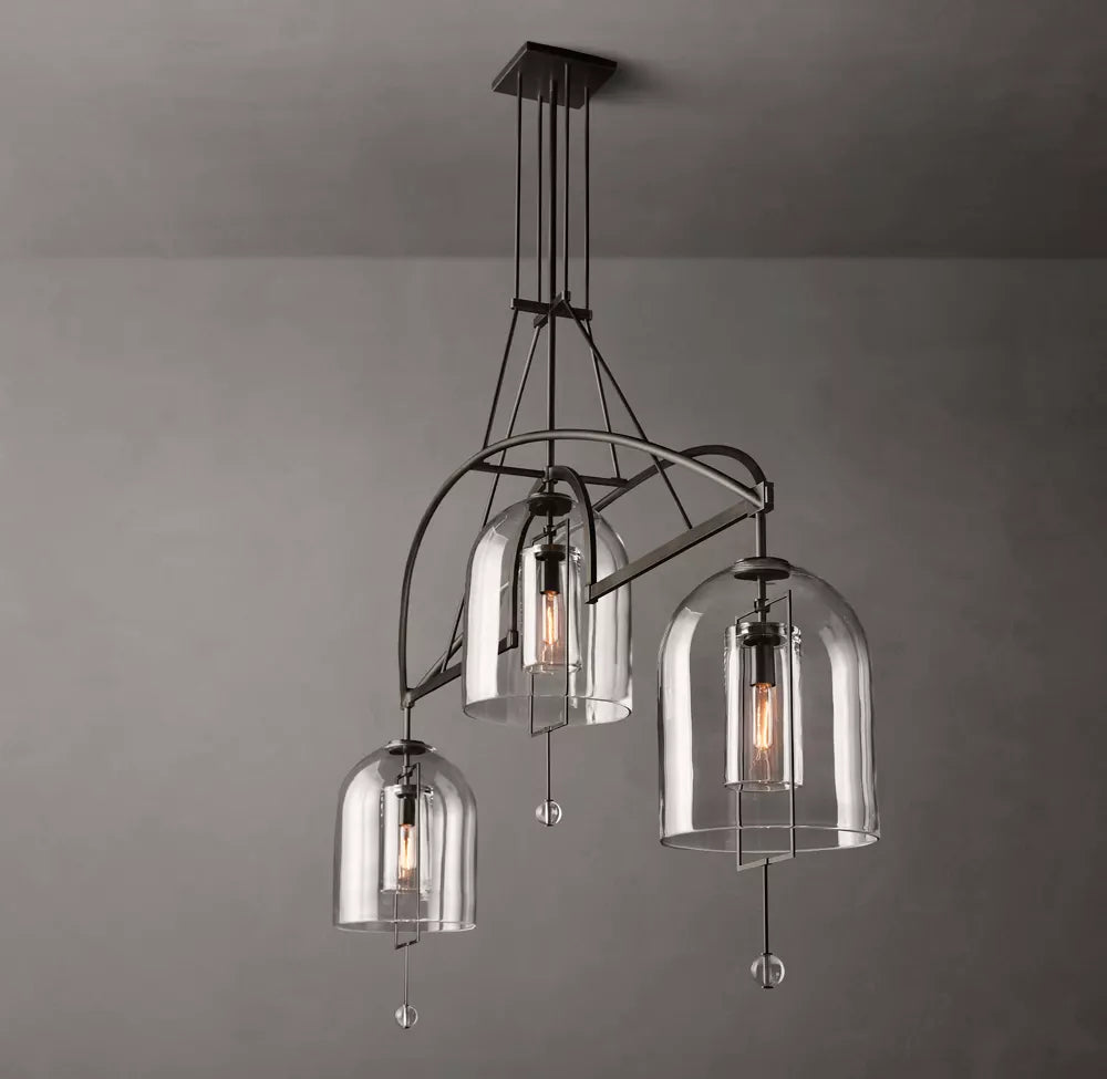 Fulcrum Large Linear Chandelier