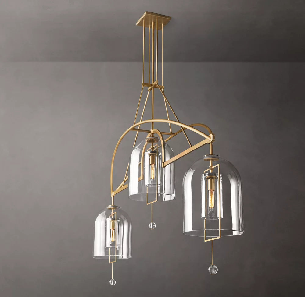 Fulcrum Large Linear Chandelier