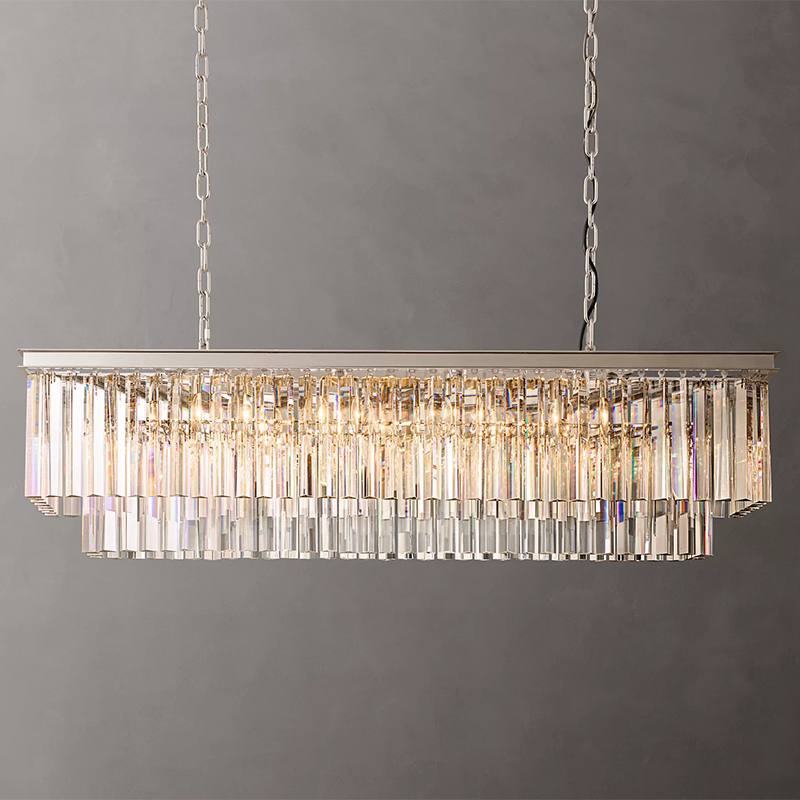 Odeon Art Deco Rectangular Chandelier