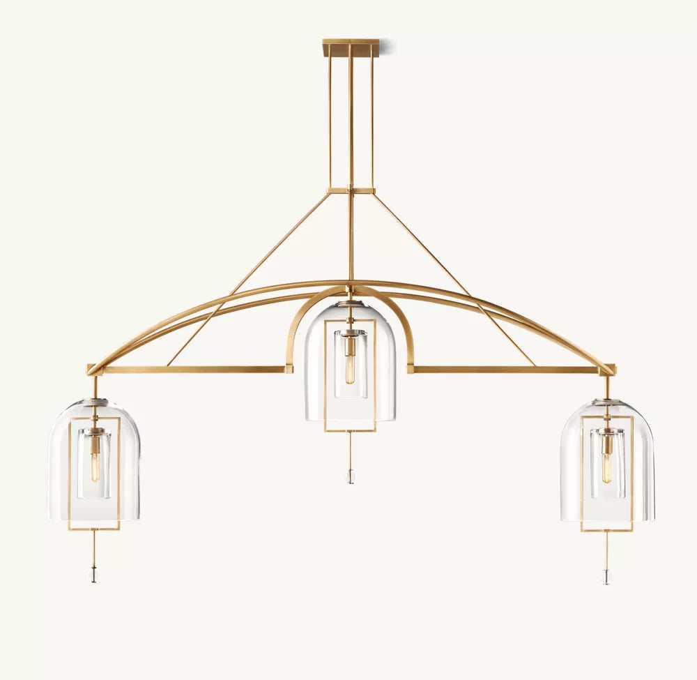 Fulcrum Large Linear Chandelier