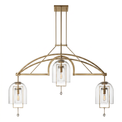 Fulcrum Large Linear Chandelier