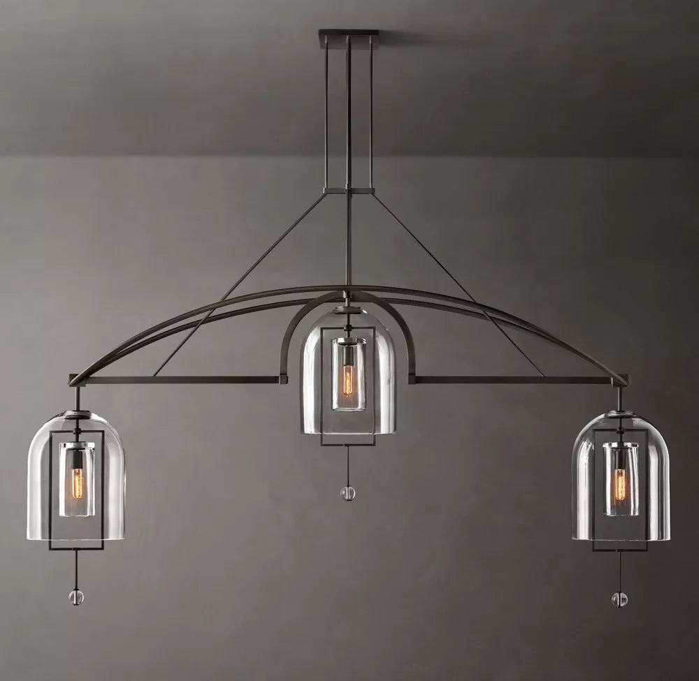 Fulcrum Large Linear Chandelier